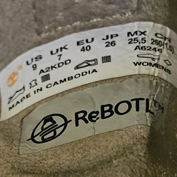 Timberland Cervinia Valley Chelsea Boots Women's 9 Leather Wedge Boots - Picture 16 of 16